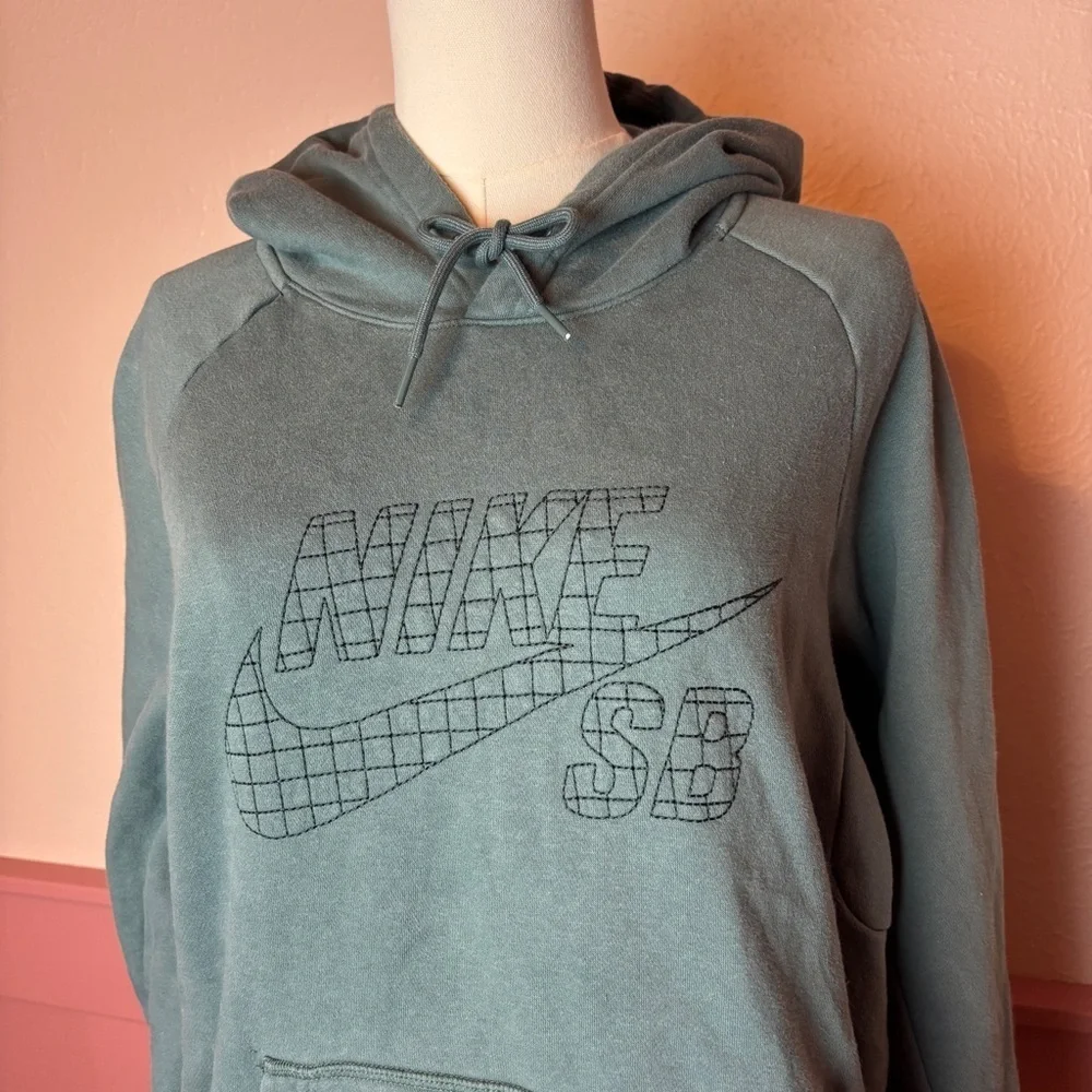 Nike Sb Icon Grid Fill Pullover Hoodie Mens Size Medium
